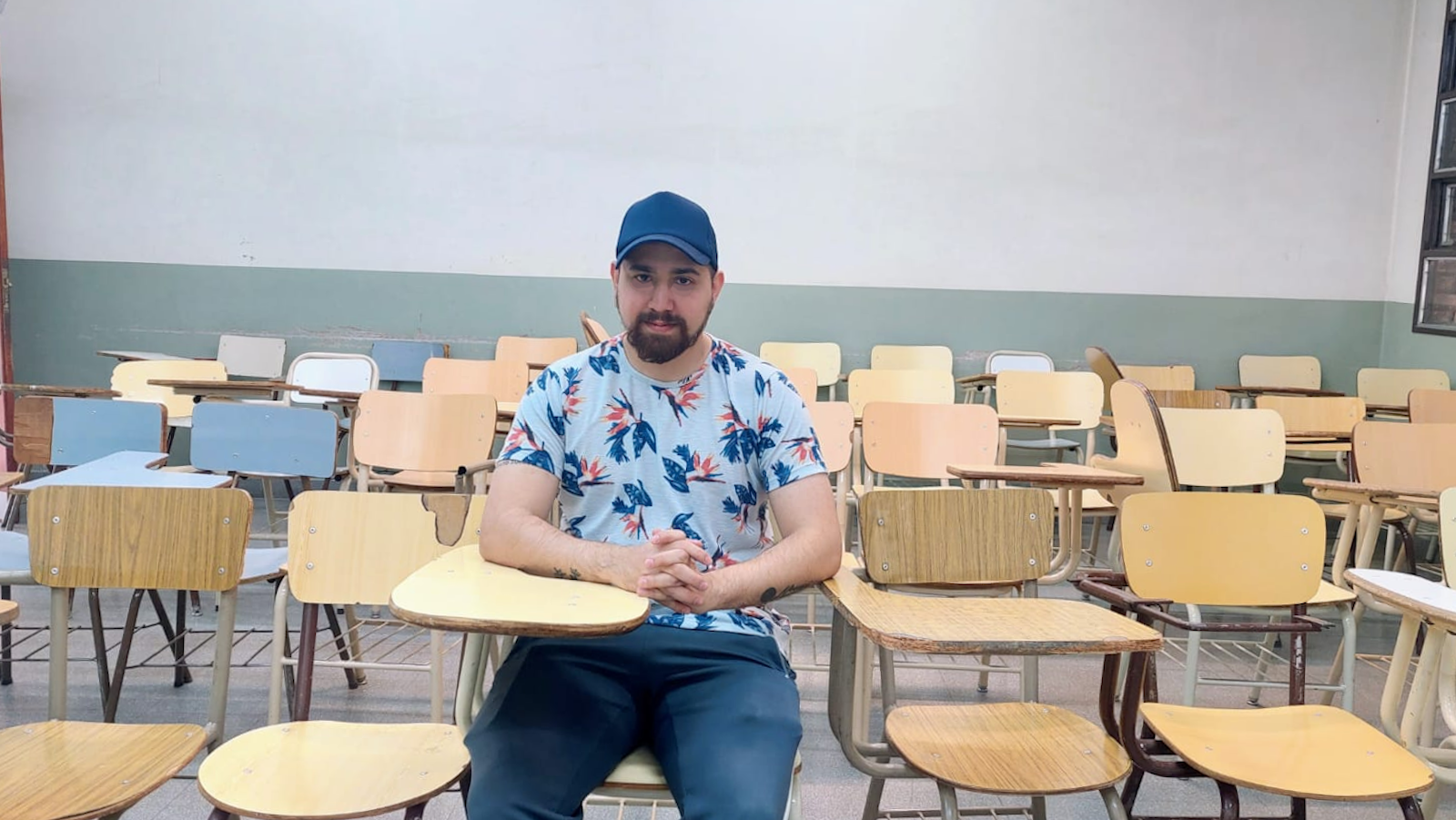 Rodrigo Sandoval, estudiante actual de la Facultad de Derecho y Ciencias Sociales